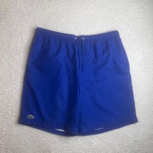 Lacoste Sport Mens Blue lightweight tennis Shorts GH353T US XL